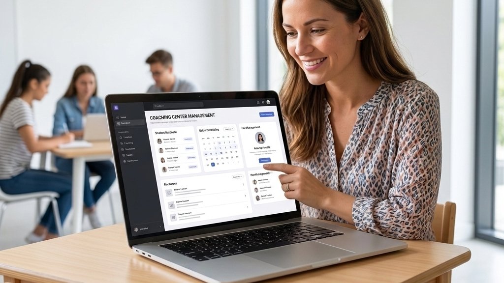 Coaching center website design